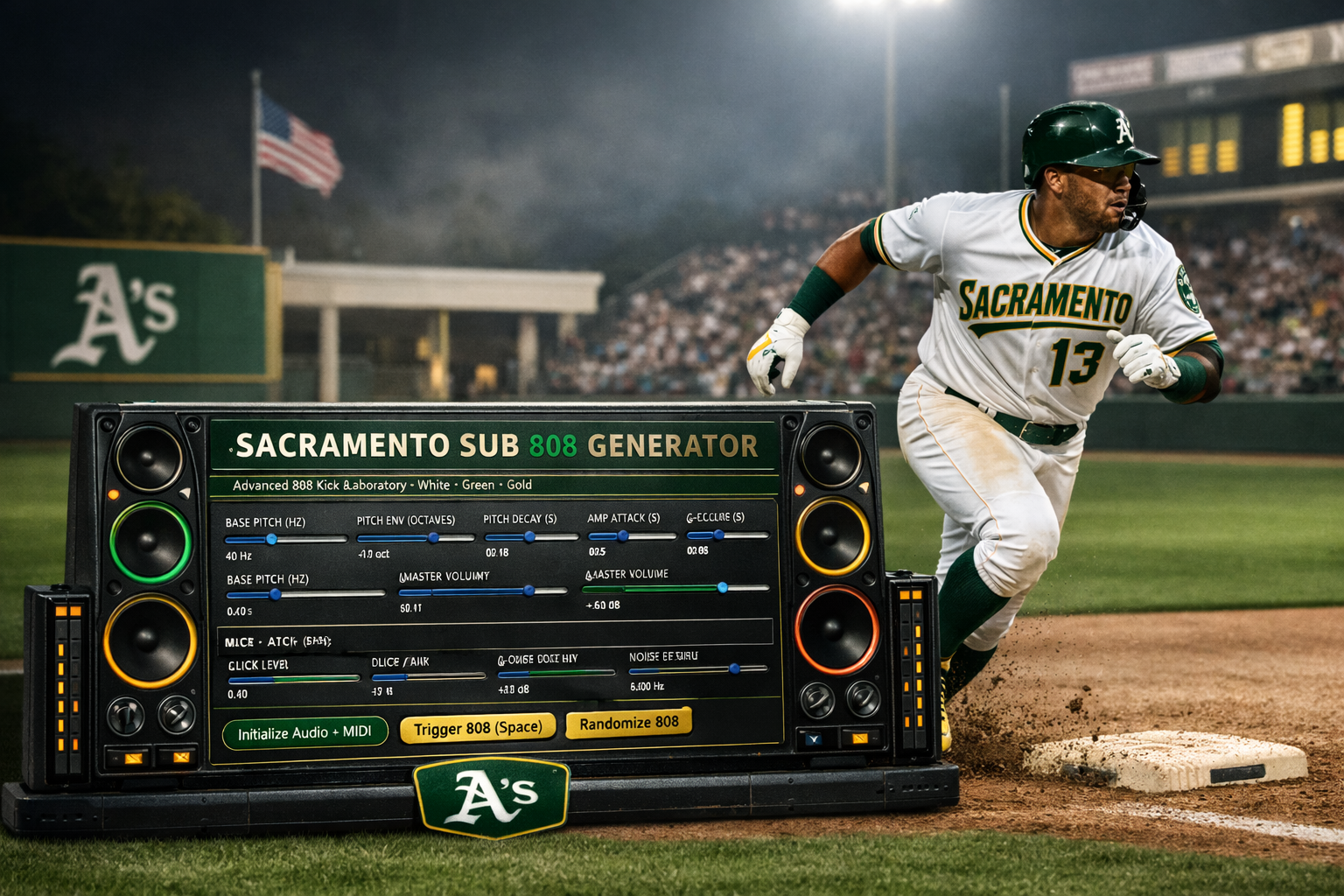 Sacramento's Sub-808 Generator